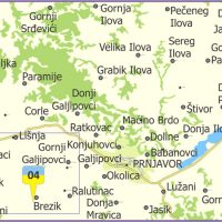 Grko-katolička crkva, Kapela Svetog Jovana Bogoslova, Brezik - mapa