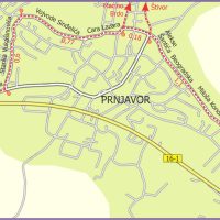 Grko-katolička crkva - Crkva Preobraženja Gospodnjeg - Prnjavor - mapa