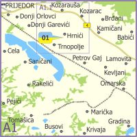 Grko-katolička crkva - Crkva Presvete Euharistije, Trnopolje - mapa